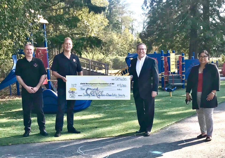 Surrey Fire Fighters Charitable Society Steps Up after Playground Vandalized